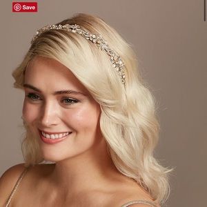 David Bridal Head Beaded Band. Never Worn. New!